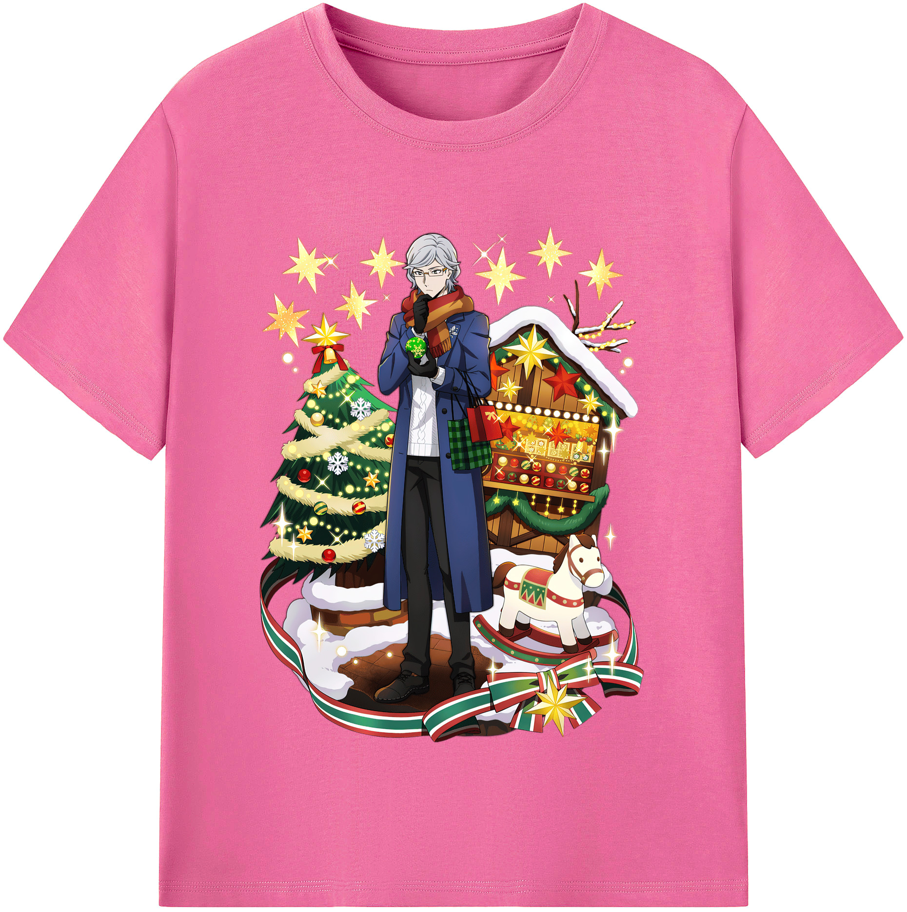 （画像用） 文豪ストレイドッグス Bungo Stray Dogs レディースカジュアルプリントTシャツ（綿100％）